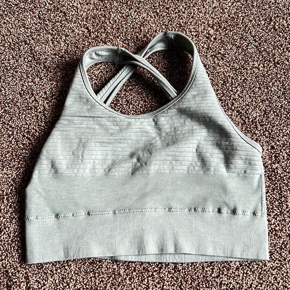 Alphalete open back sports bra